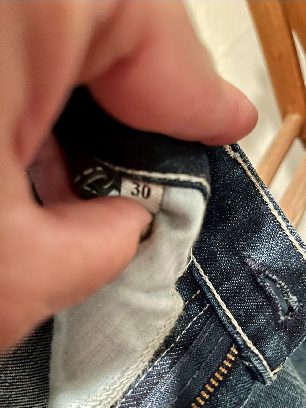 7 For All Mankind Dojo Trouser Dark Blue Bootcut Jeans - Picture 8 of 11